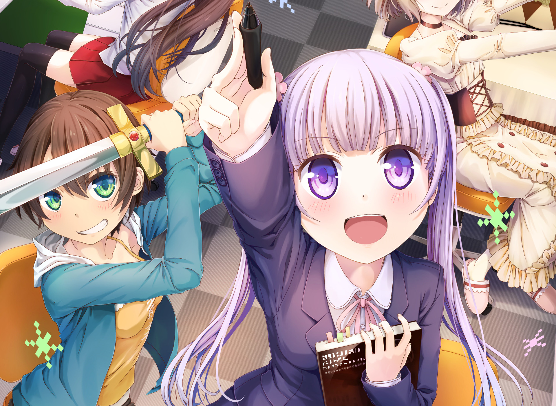 1920x1400, Computer Wallpaper For New Game 
 Data Id - New Game Anime Wallpaper Hd - HD Wallpaper 