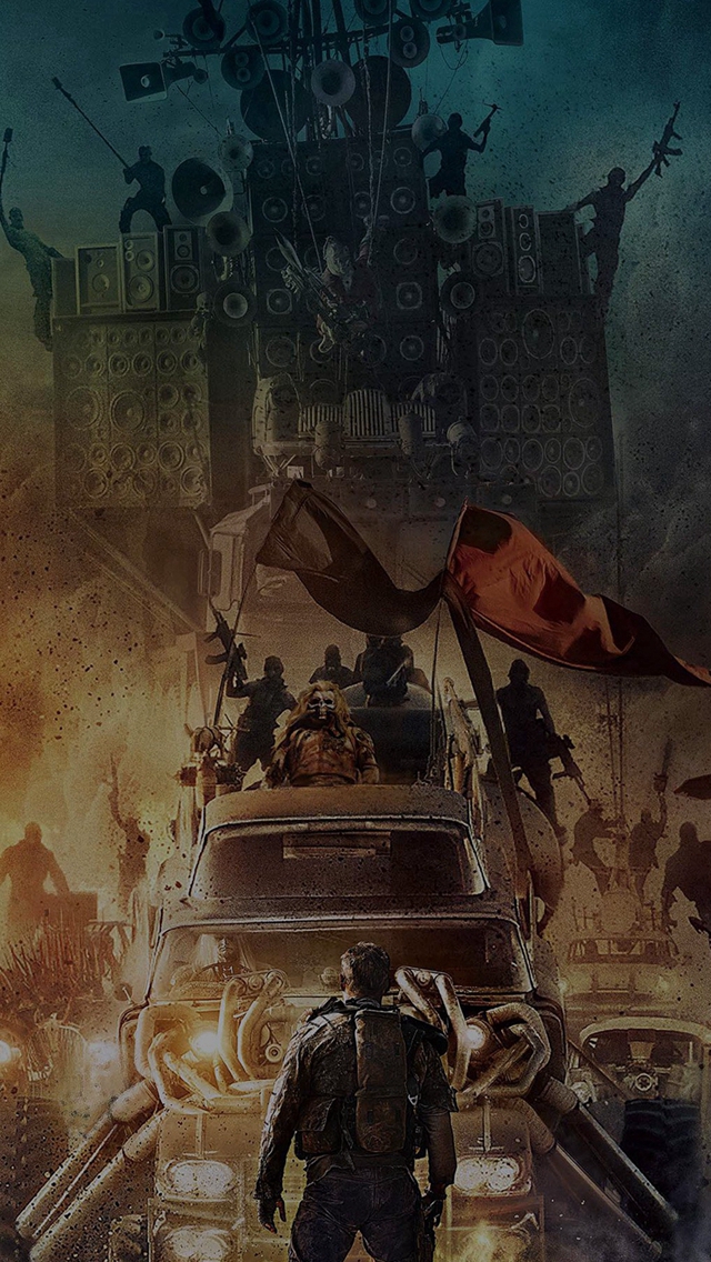 Poster Mad Max Furyroad Art Illust Dark Iphone Wallpaper - Mad Max - HD Wallpaper 