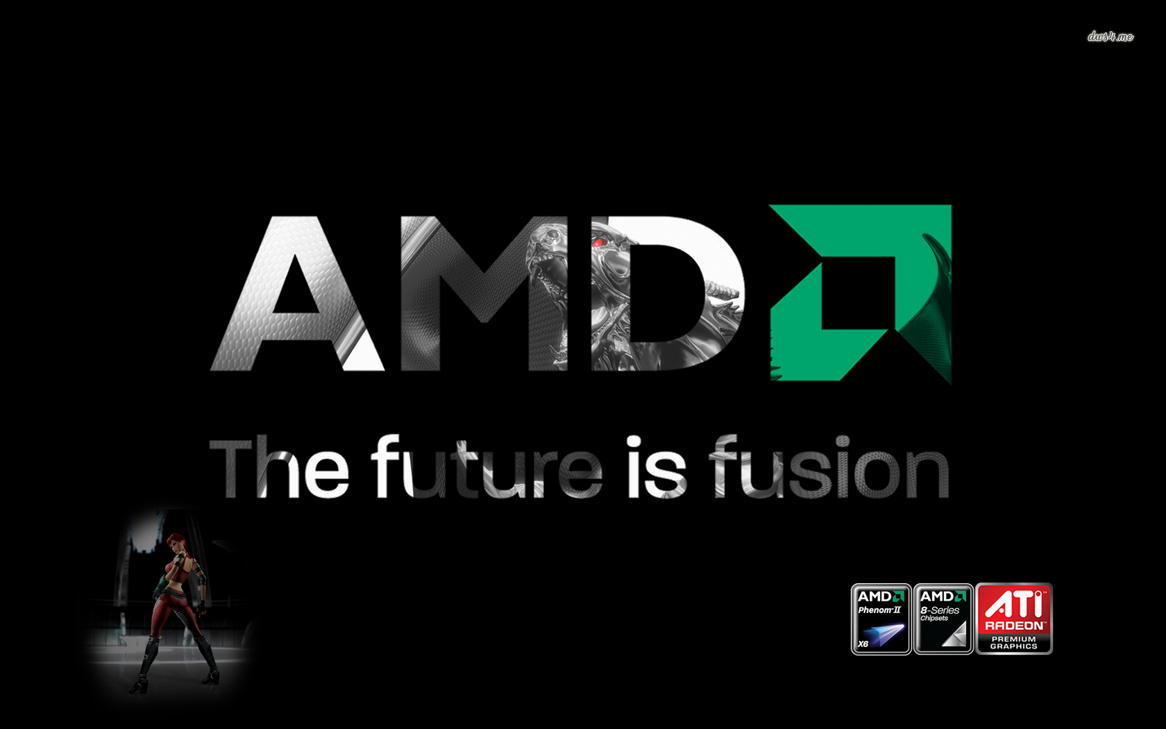 Amd The Future Is Fusion - HD Wallpaper 