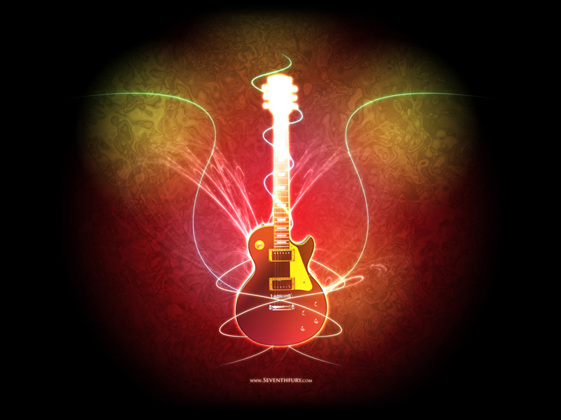 Rock Guitar Wallpaper - Fondos De Rock - HD Wallpaper 