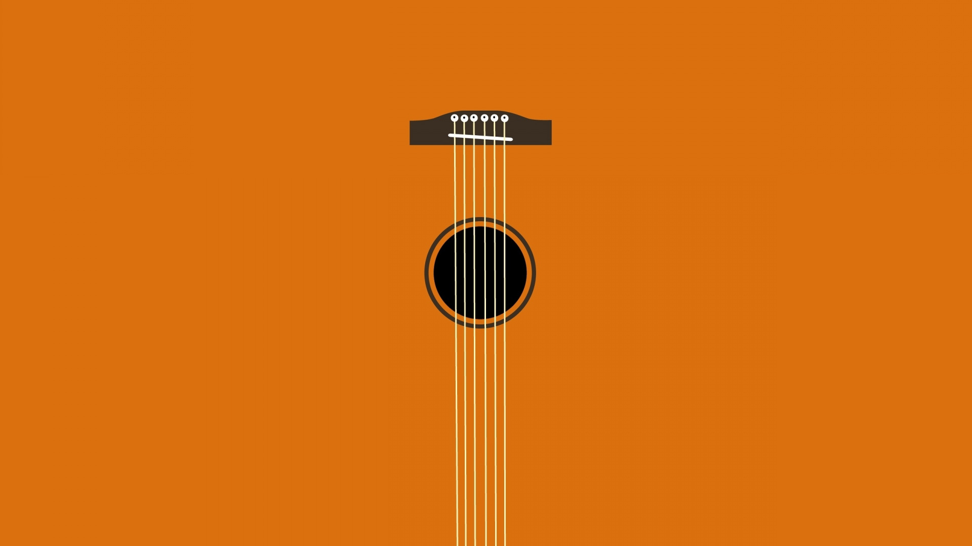 Minimal, Music, Guitar, Art, Wallpaper - Acoustic Guitar - HD Wallpaper 