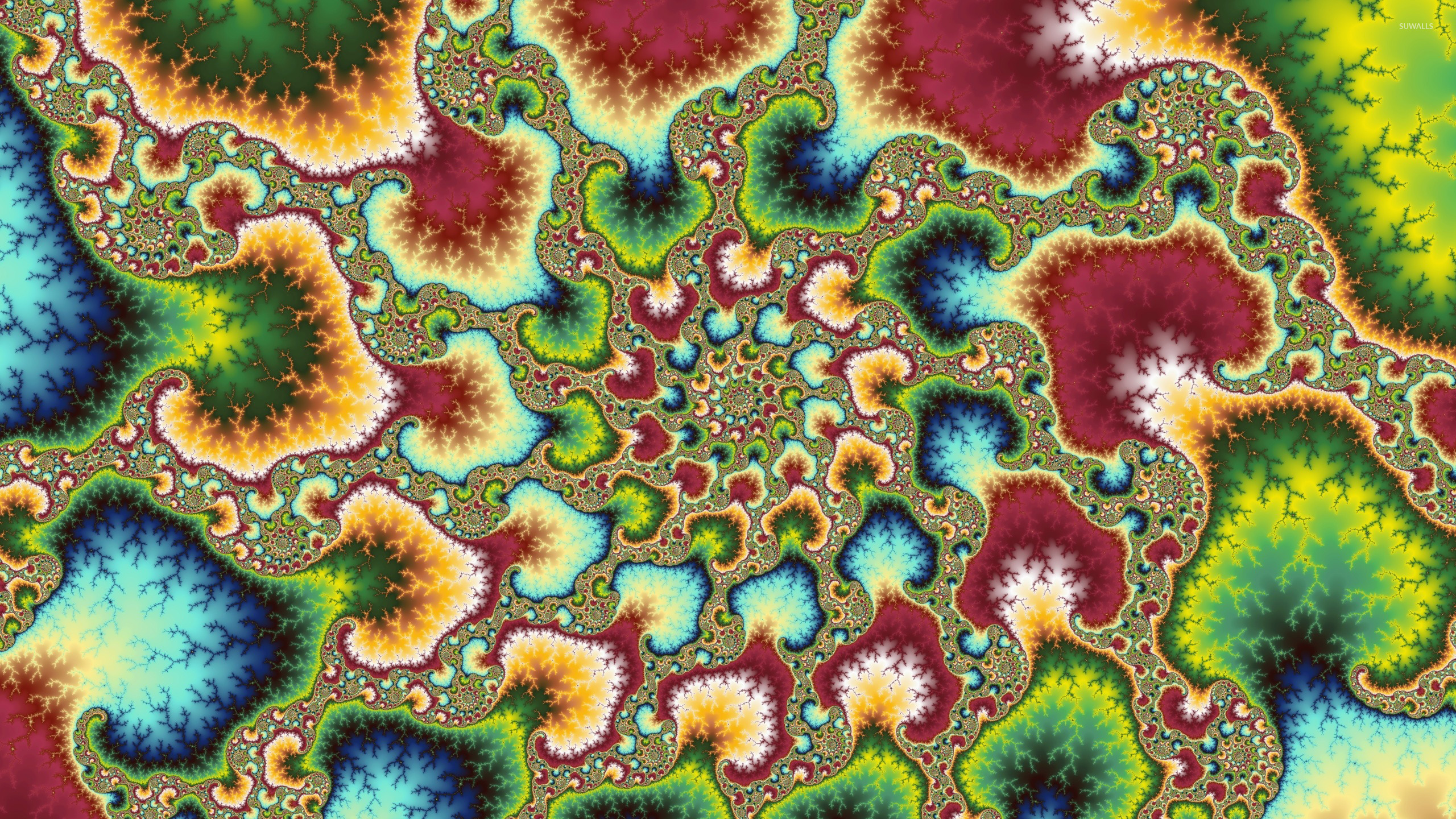 Psychedelic Wallpaper 4k Fractal - HD Wallpaper 