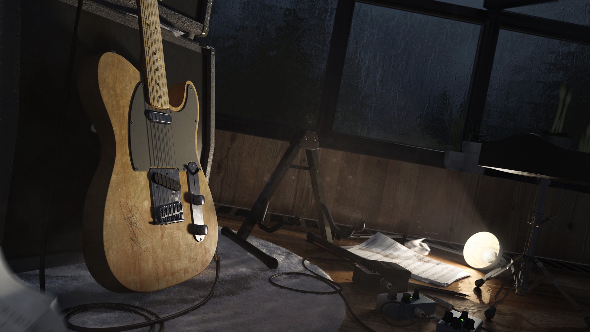 Wallpaper Electric Guitar, Guitar, Musical Instrument, - Electric Guitar Guitar - HD Wallpaper 