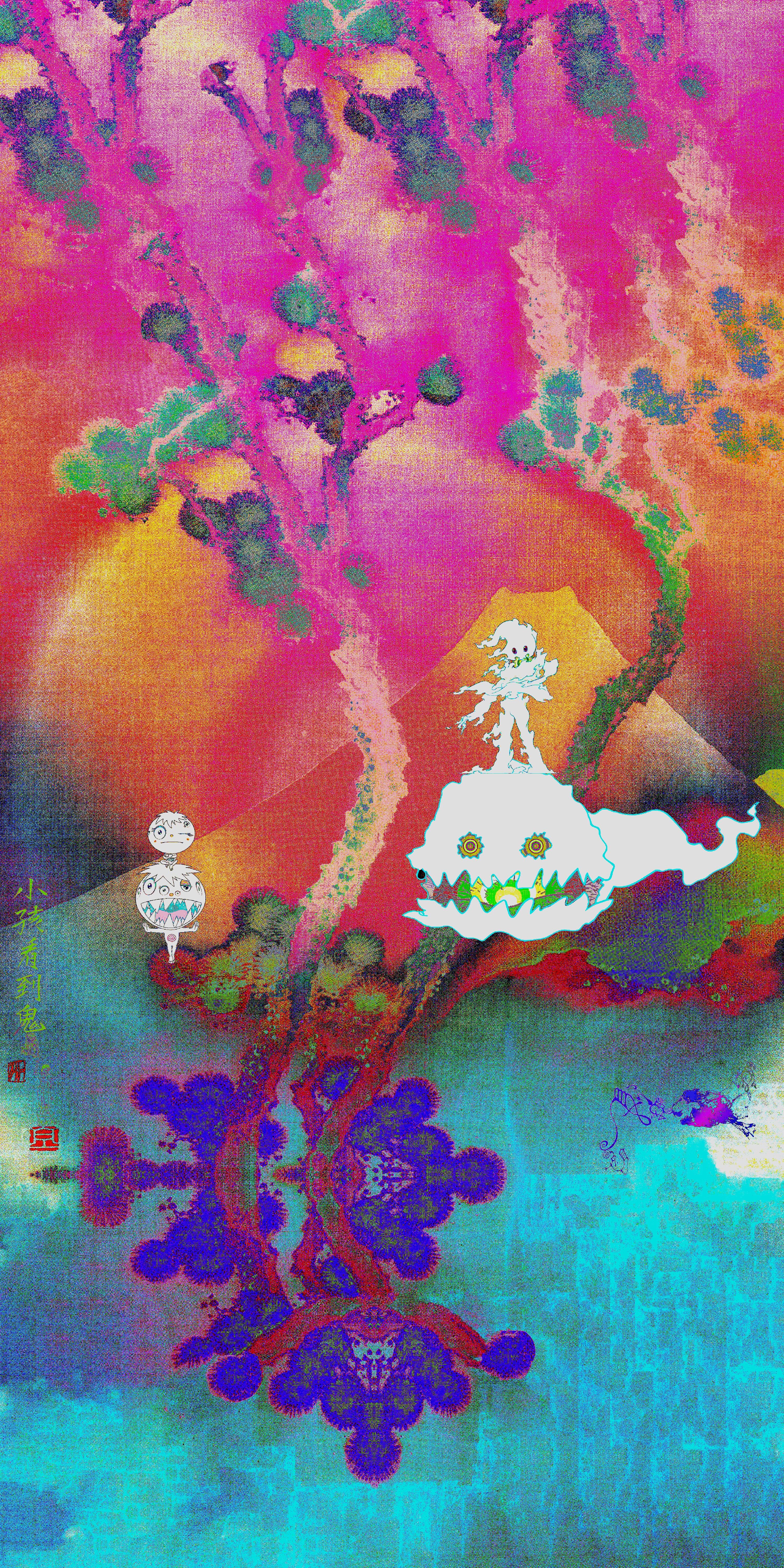 Kids See Ghosts Iphone - HD Wallpaper 