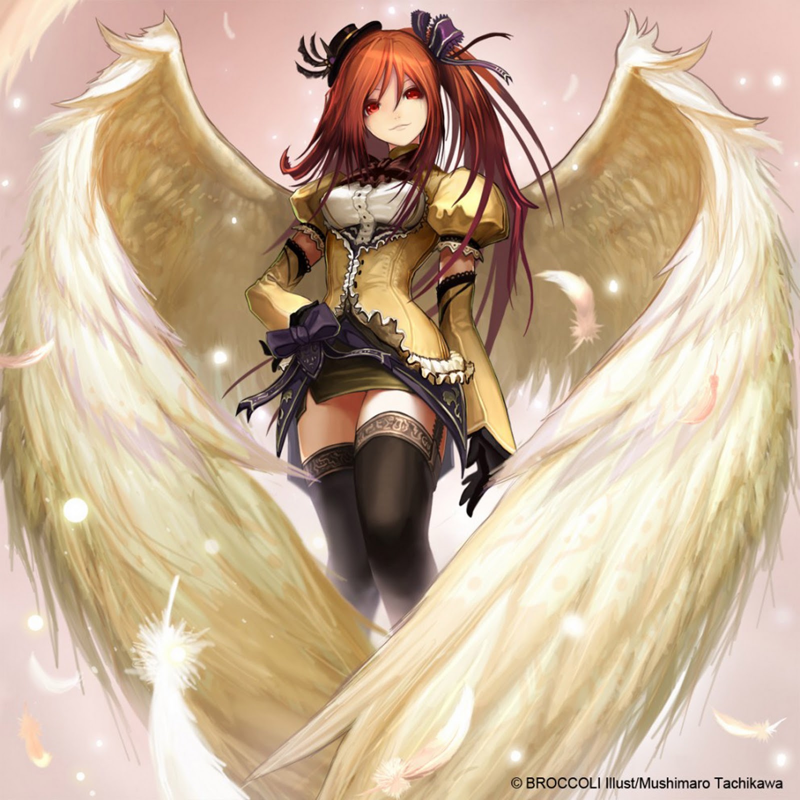 Angel Girl Anime Characters - HD Wallpaper 