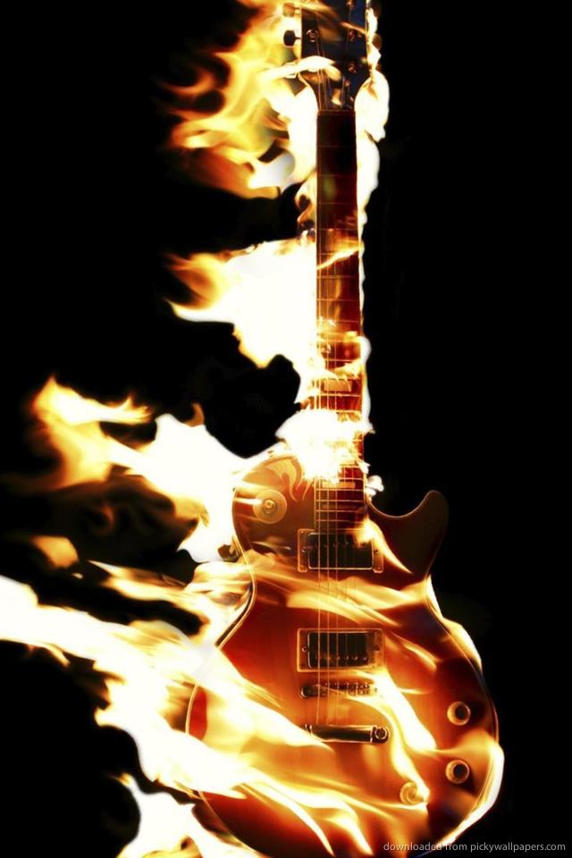 Guitar Wallpaper - Cool Guitar Phone Backgrounds - 640x960 Wallpaper -  