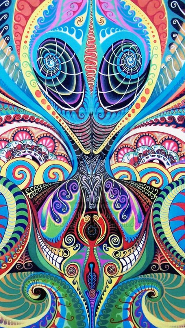 Trippy Hippie Wallpaper - HD Wallpaper 