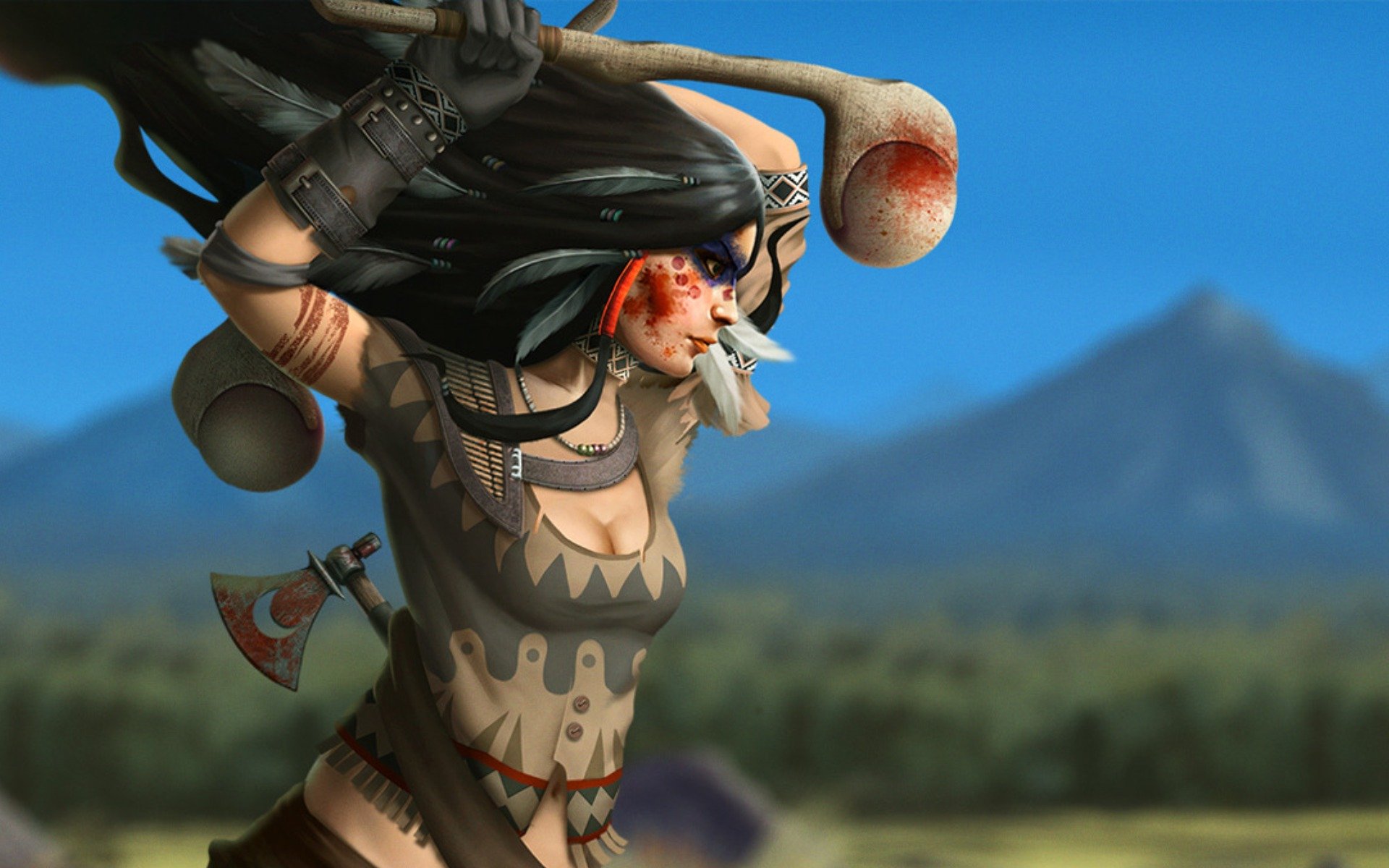 Native American High Fantasy - HD Wallpaper 