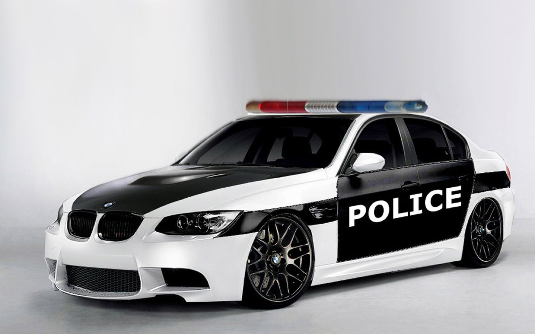 3d Bmw M3 Police Car Wallpaper - HD Wallpaper 