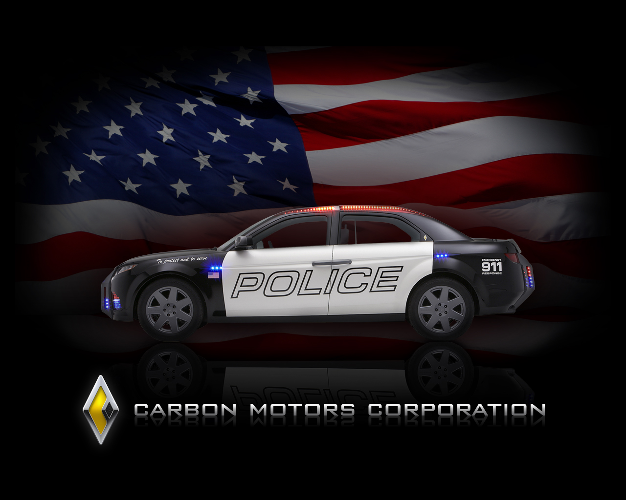 Carbon Motors E7 - HD Wallpaper 