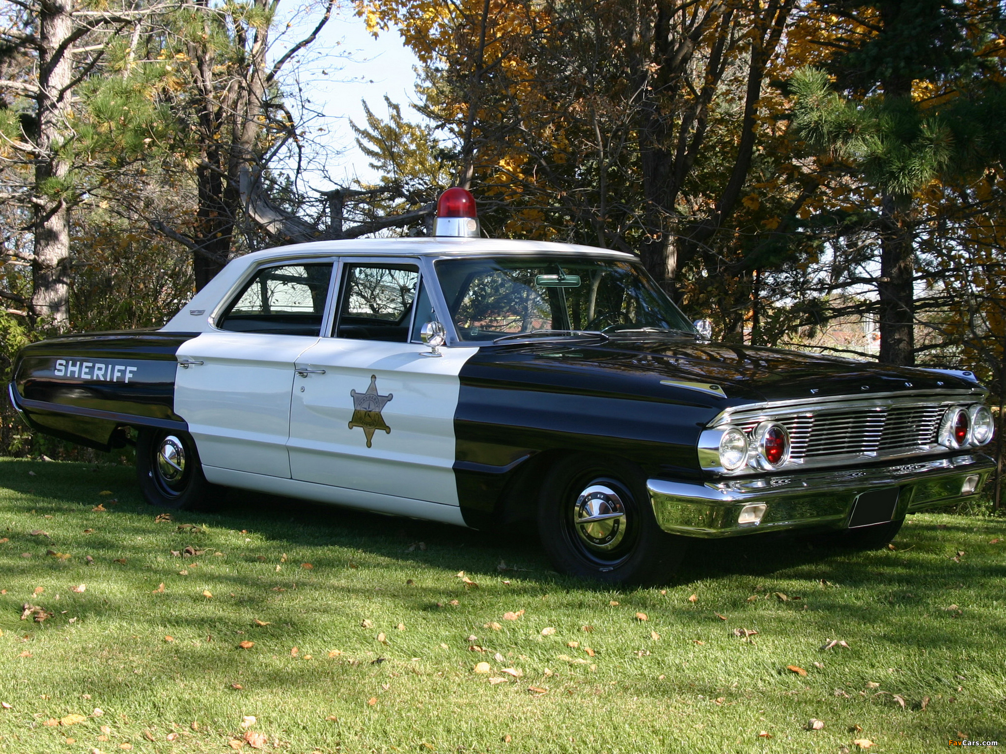 Ford Galaxie 500 4-door Sedan Police 1964 Wallpapers - Ford Galaxie 1964 4 Door - HD Wallpaper 