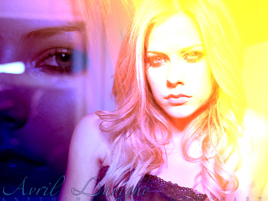 Avril Lavigne, Blonde, And Collage Image - Avril Lavigne - HD Wallpaper 