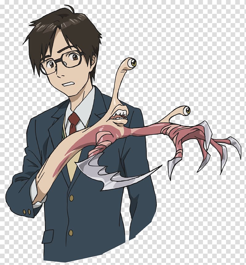 Migi Parasyte Shinichi Izumi Anime Parasitism, Trafalgar - 800x862 Wallpaper  