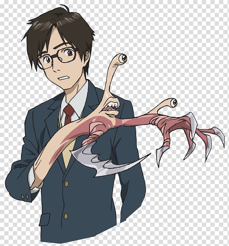 Migi Parasyte Shinichi Izumi Anime Parasitism, Trafalgar - HD Wallpaper 