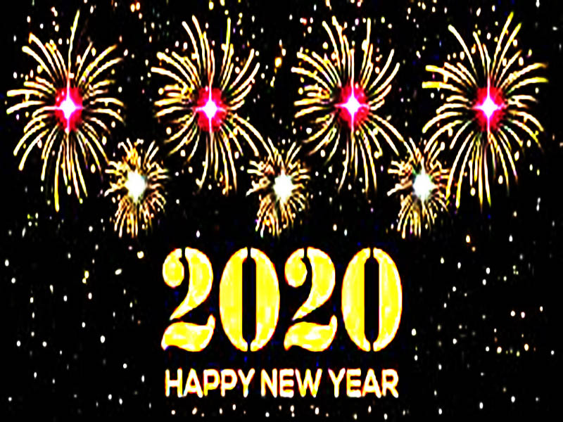 Happy New Year 2020 Image, Picture, Wallpaper, Photos - Fireworks - HD Wallpaper 