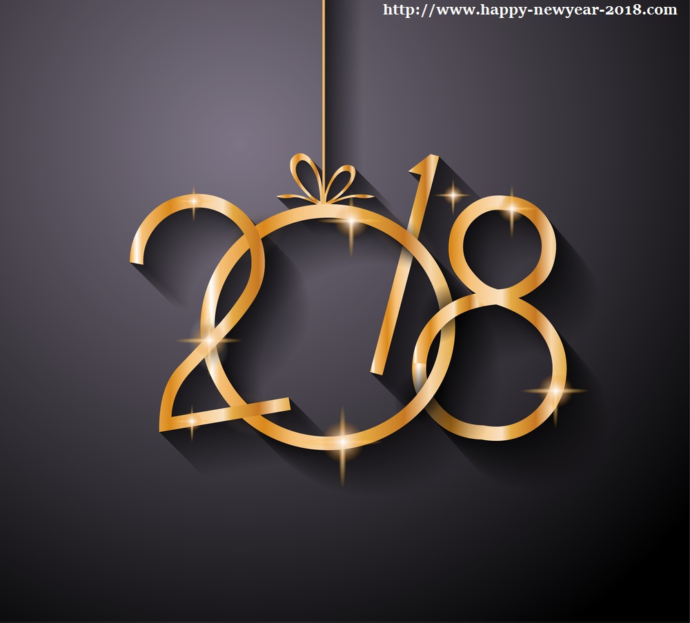 Happy New Year 2018 Desktop Wallpaper - New Year Wallpaper 2018 - HD Wallpaper 