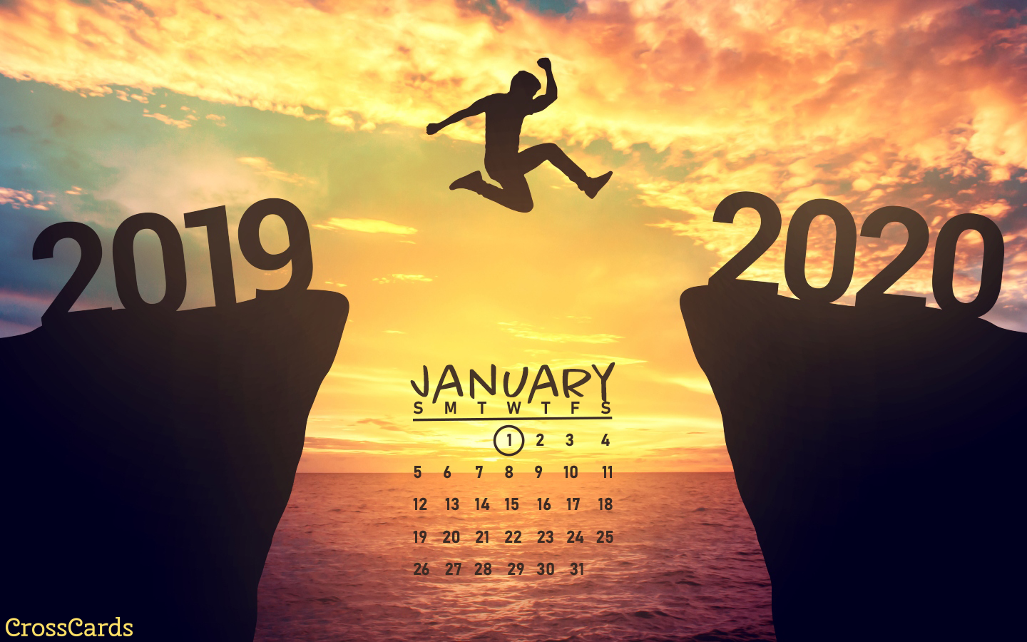 Jump Into The New Year Mobile Phone Wallpaper - HD Wallpaper 