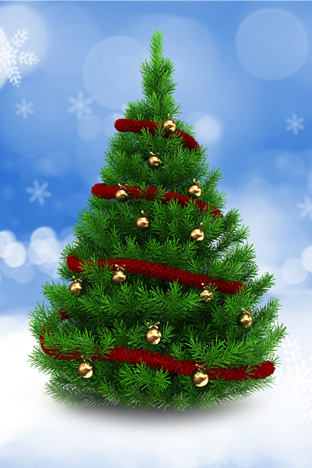 Christmas Tree Png Transparent - HD Wallpaper 