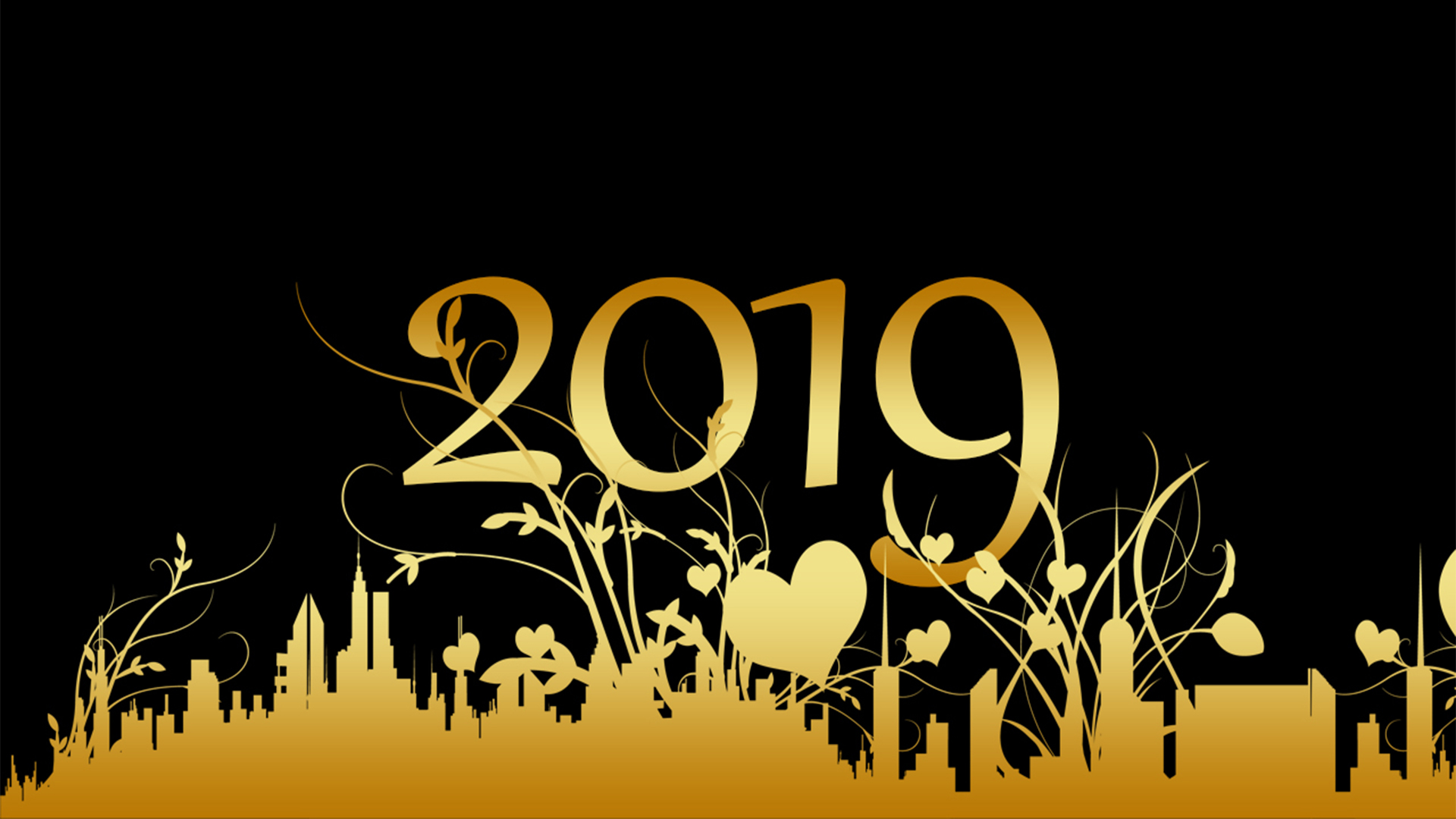 Happy New Year 2019 Wallpapers - Happy New Year 2019 Animated - HD Wallpaper 