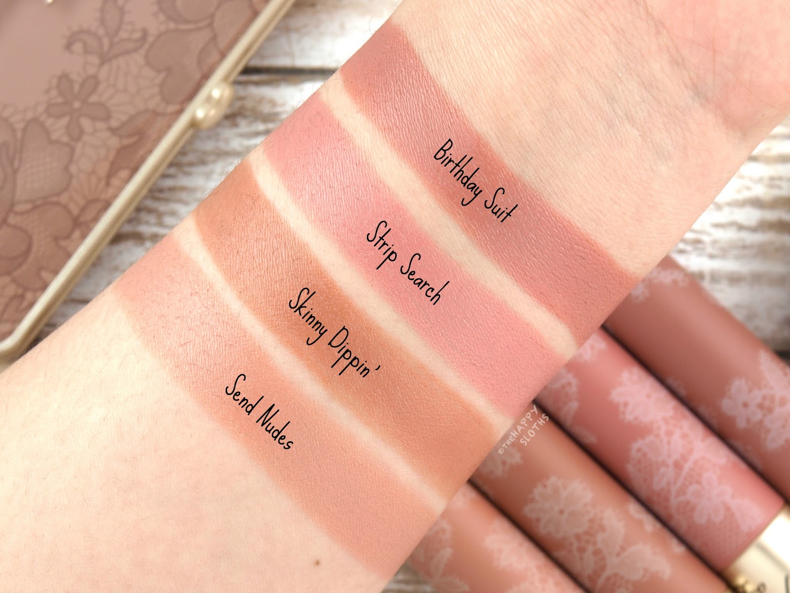 Too Faced - Too Faced Natural Nudes Lipstick Swatches - HD Wallpaper 