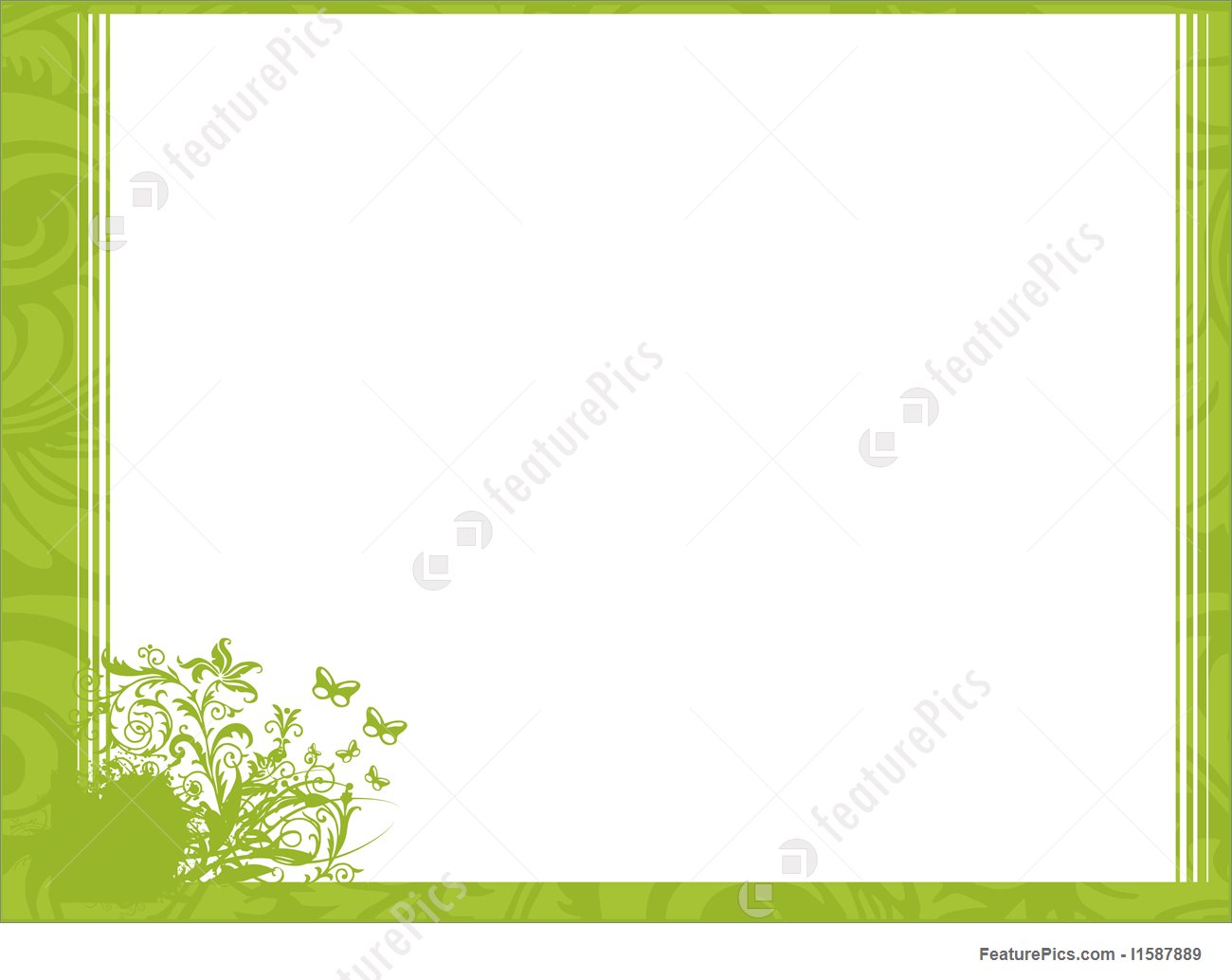 Flower And Lines In Corner - Black Scroll Clip Art - HD Wallpaper 