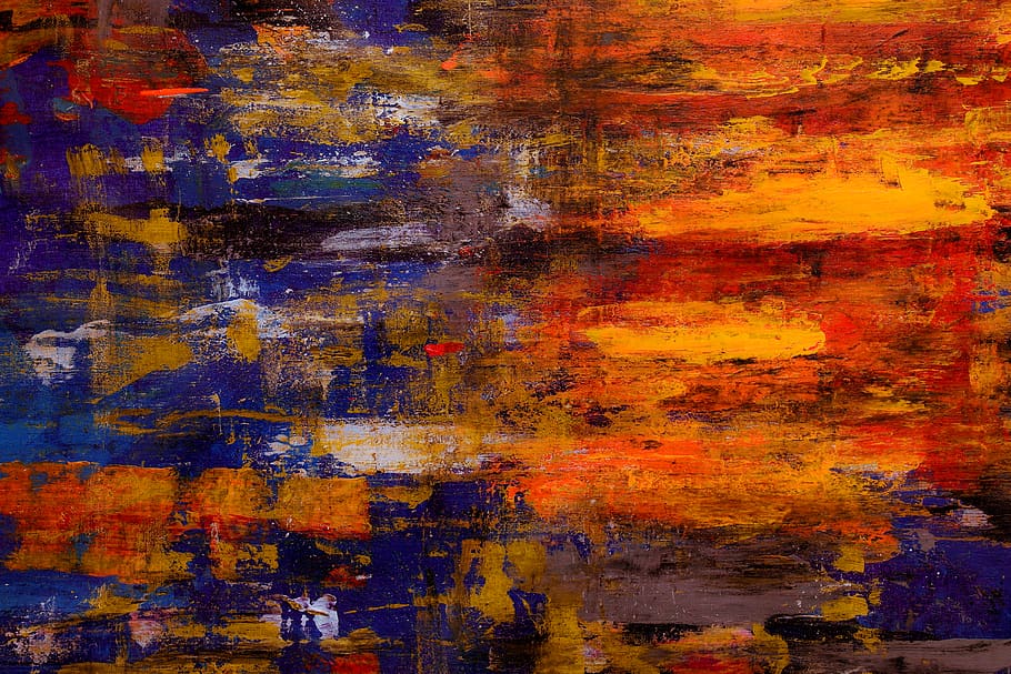 Multicolored Abstract Painting, Backgrounds, Textured, - Painting Hd - HD Wallpaper 