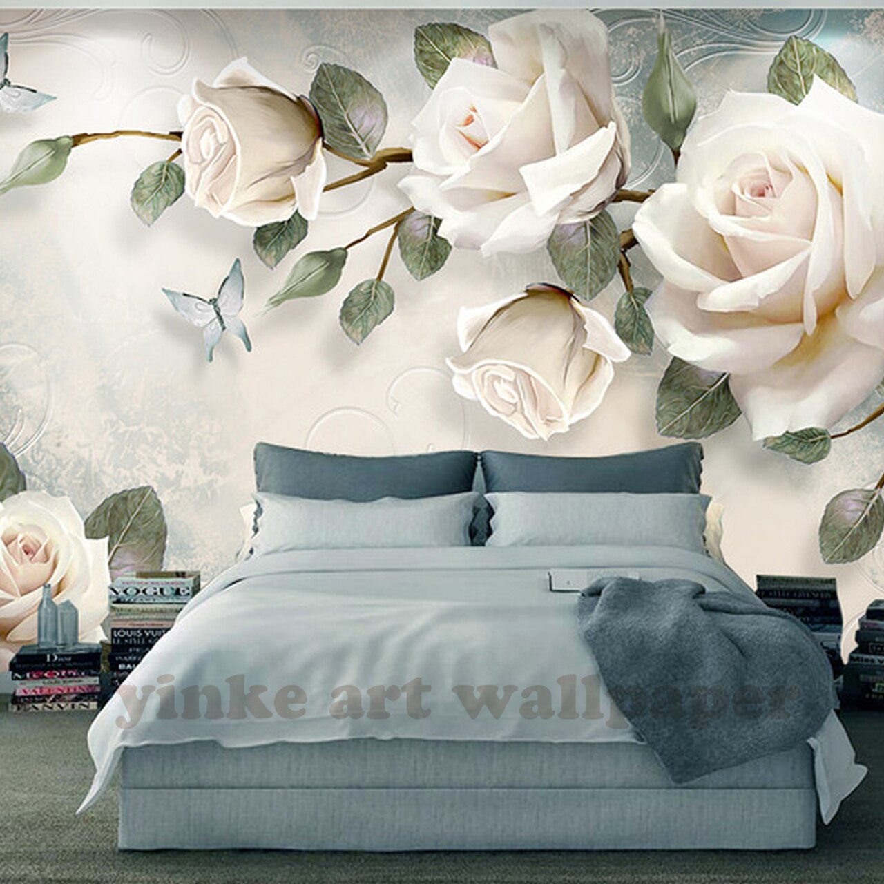 Flower Wall In Bedroom Painting 1280x1280 Wallpaper teahub.io