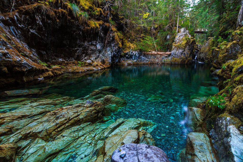 Opal Pool - Opal Creek Blue Pool - HD Wallpaper 