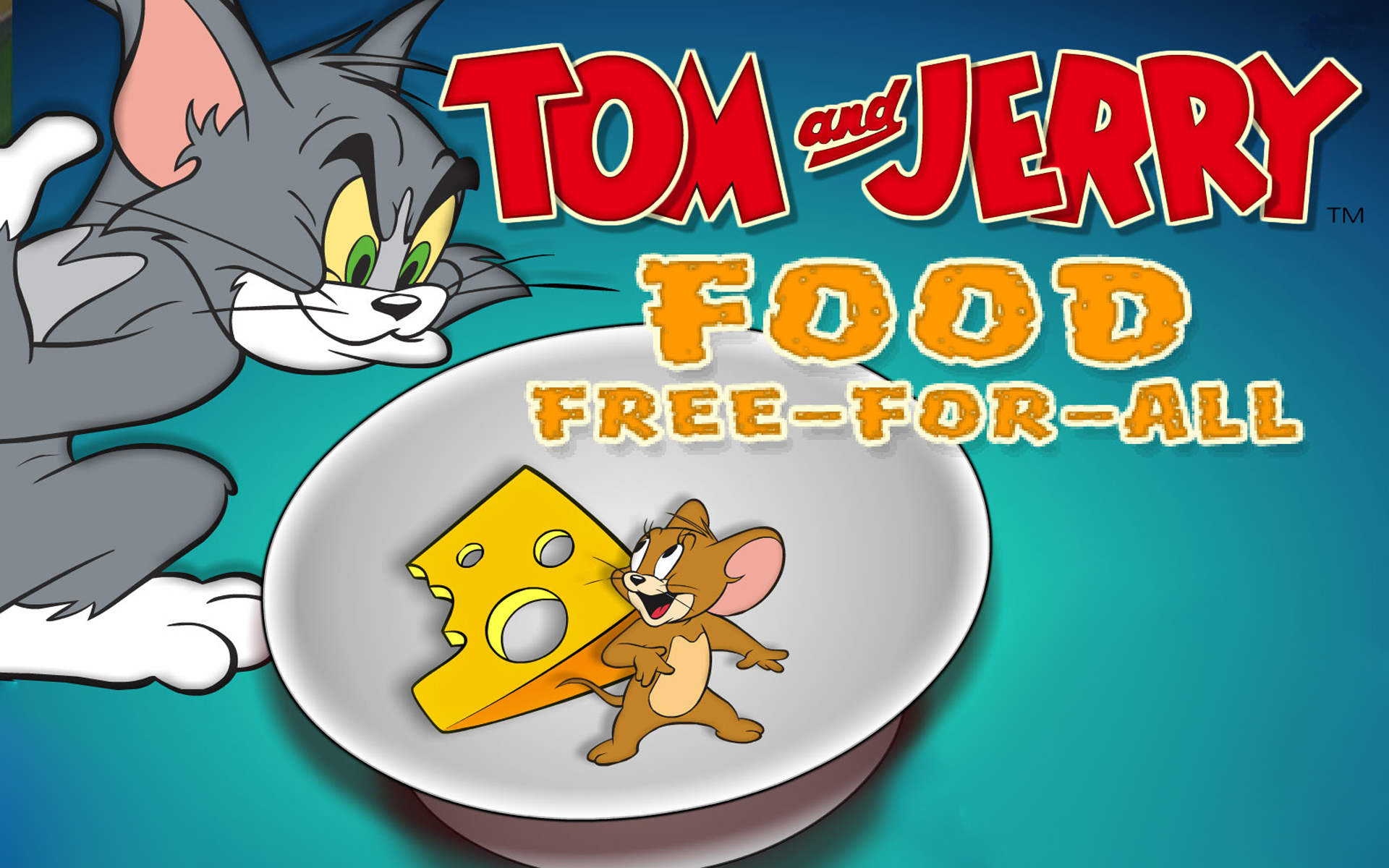 Cartoon Food Wallpaper - HD Wallpaper 