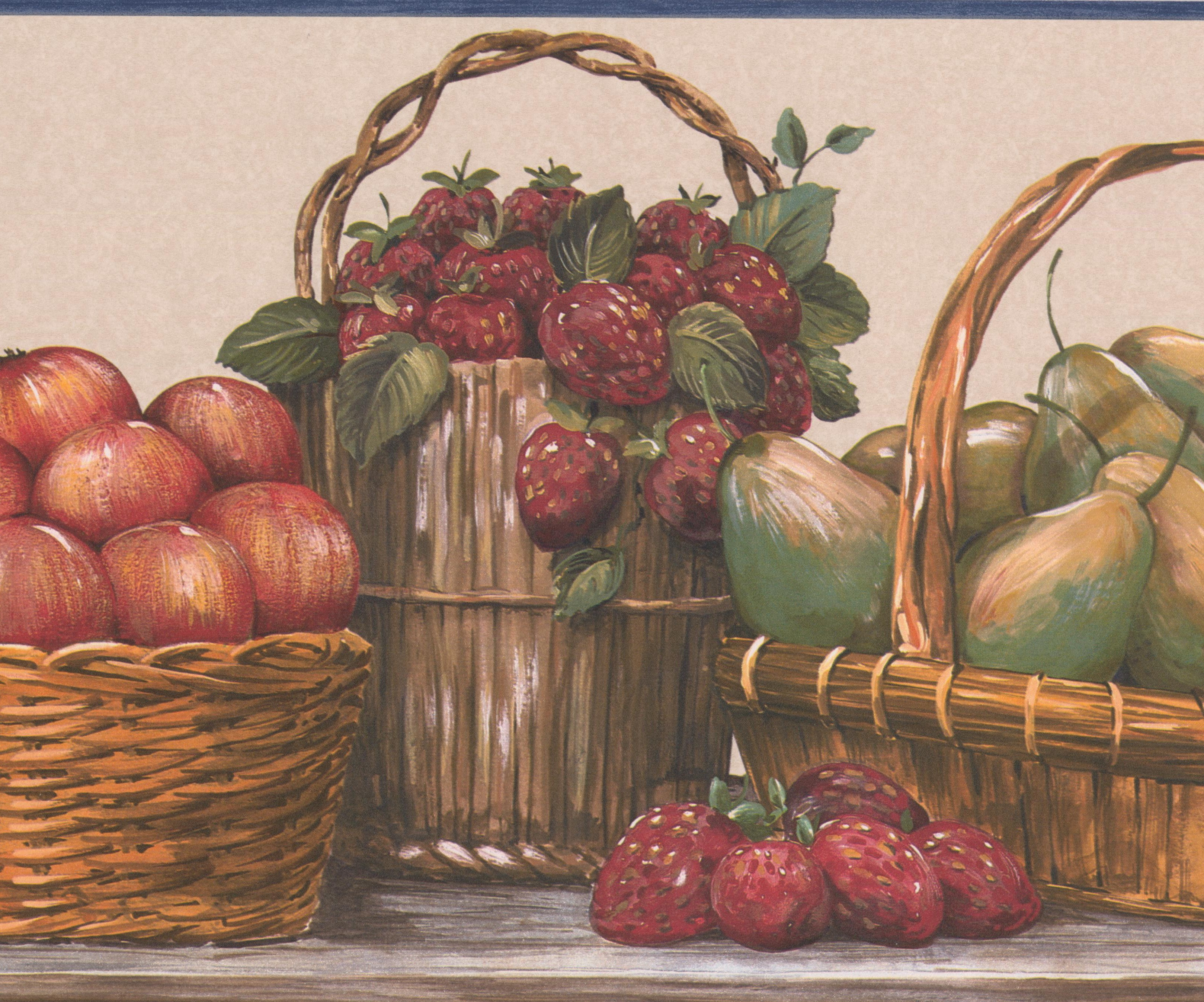 Baskets With Produce In Art - HD Wallpaper 
