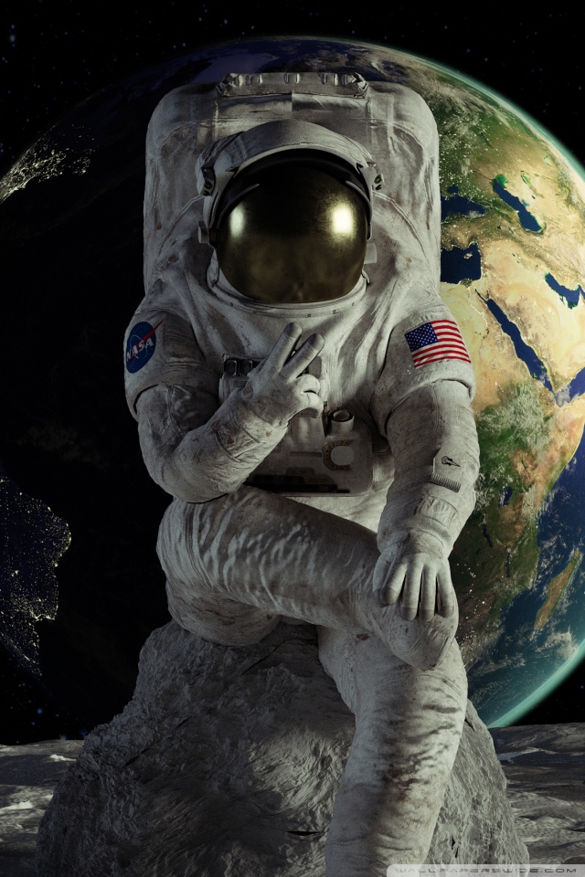 Astronaut Hd Wallpaper For Pc - HD Wallpaper 