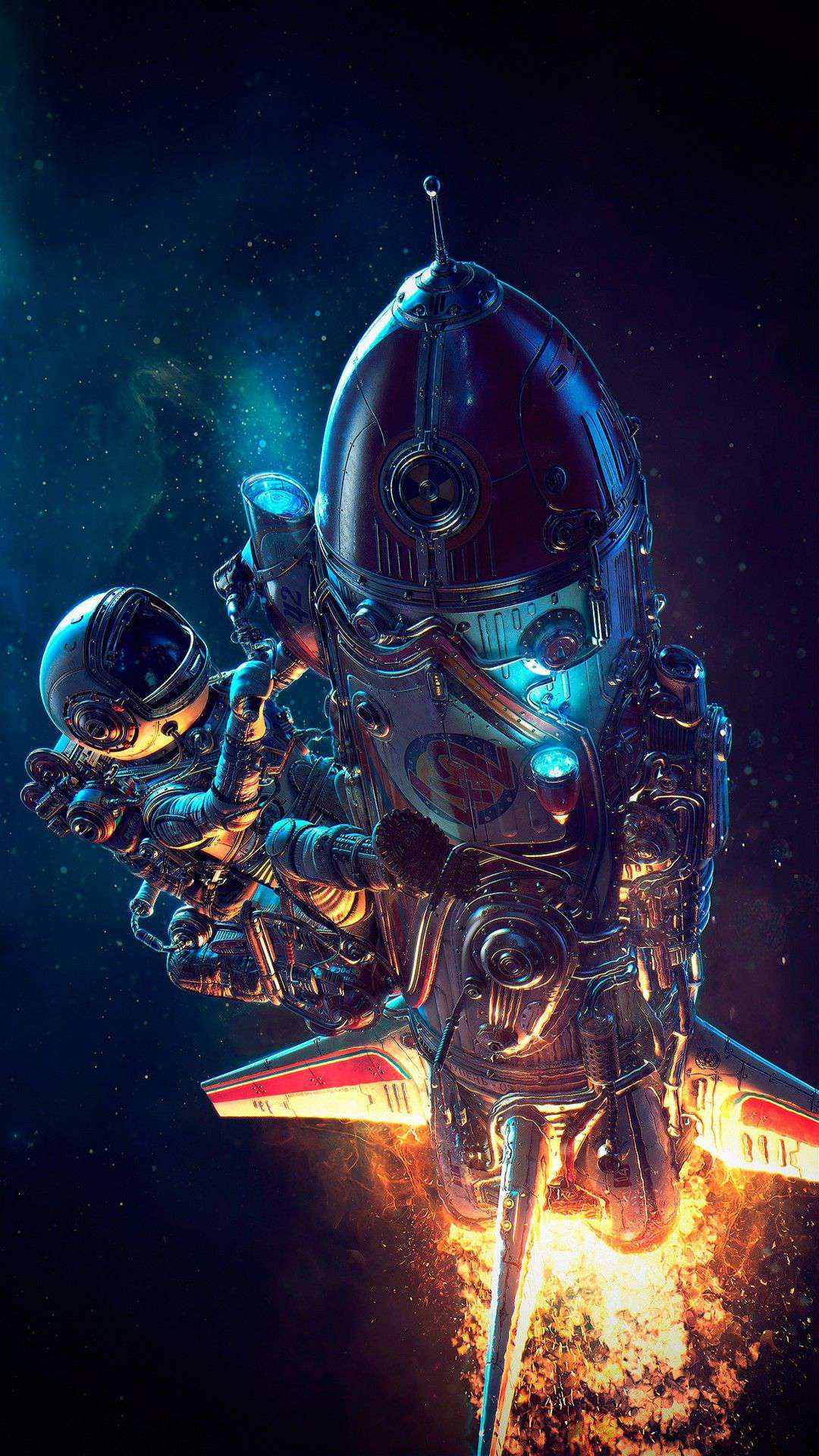 Astronaut Wallpaper Iphone - 1080x1920 Wallpaper - teahub.io