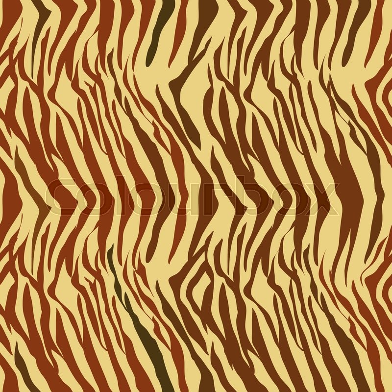 Tiger Seamless Texture - HD Wallpaper 
