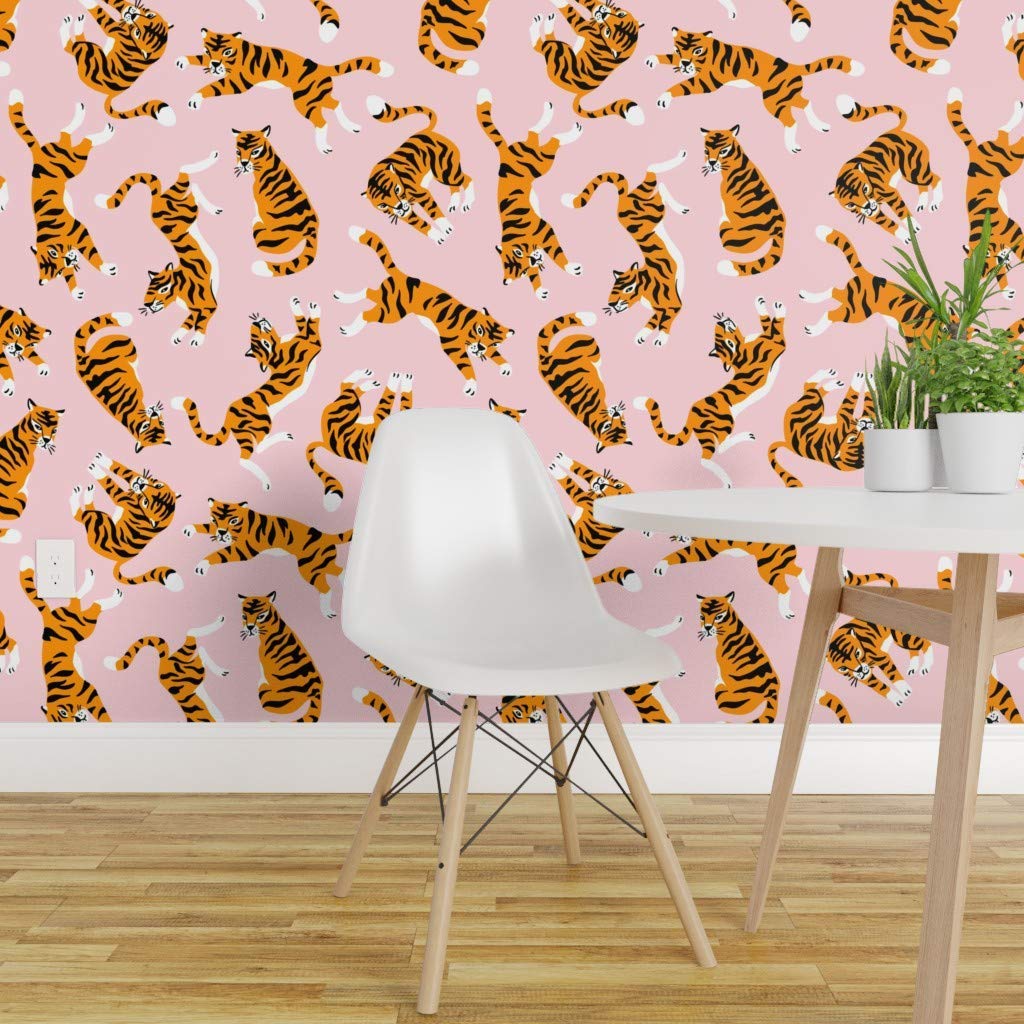 Pink Tiger Art - HD Wallpaper 
