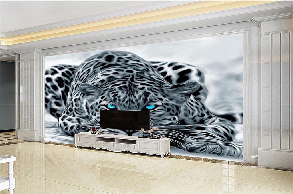 Leopard Painting - HD Wallpaper 
