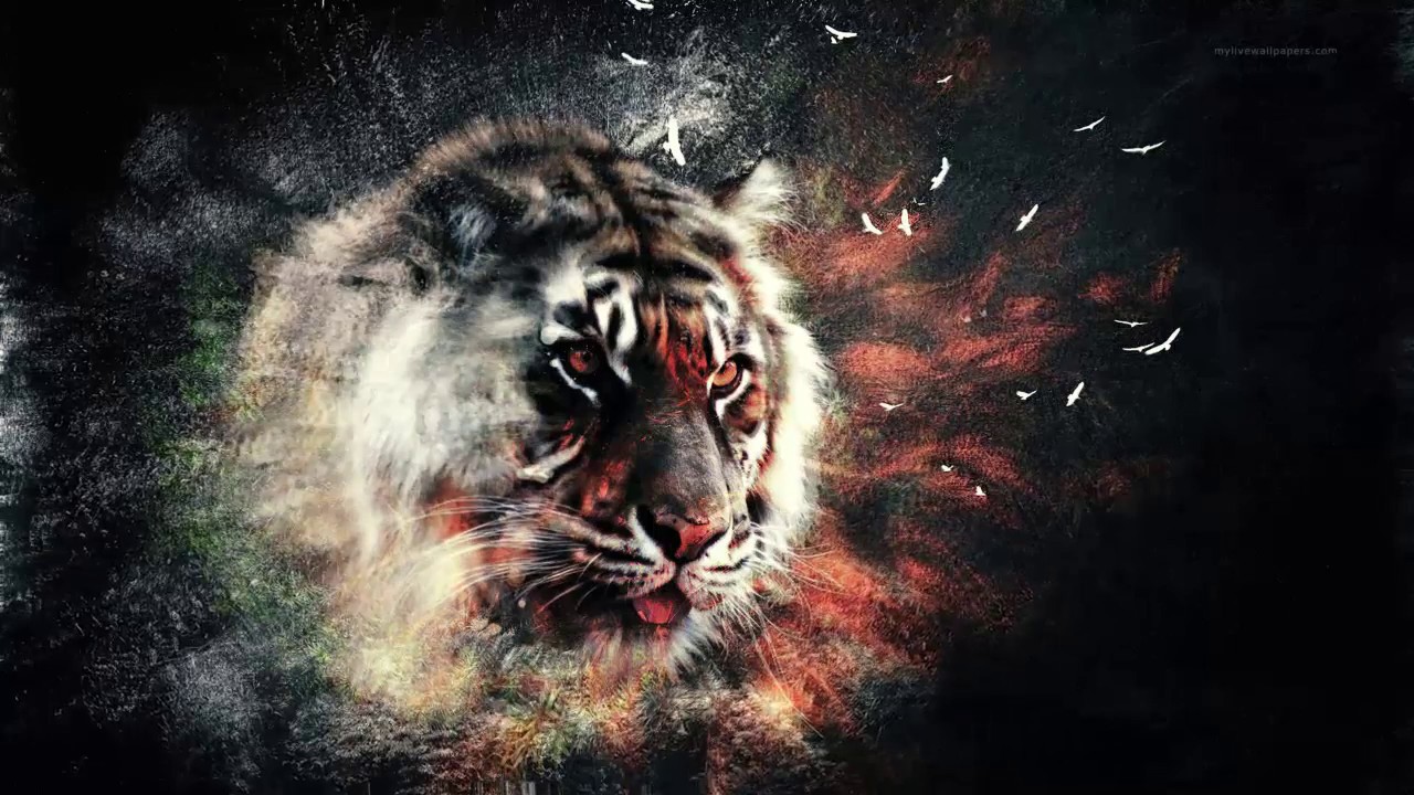 Animal Oil Paintings On Canvas - HD Wallpaper 