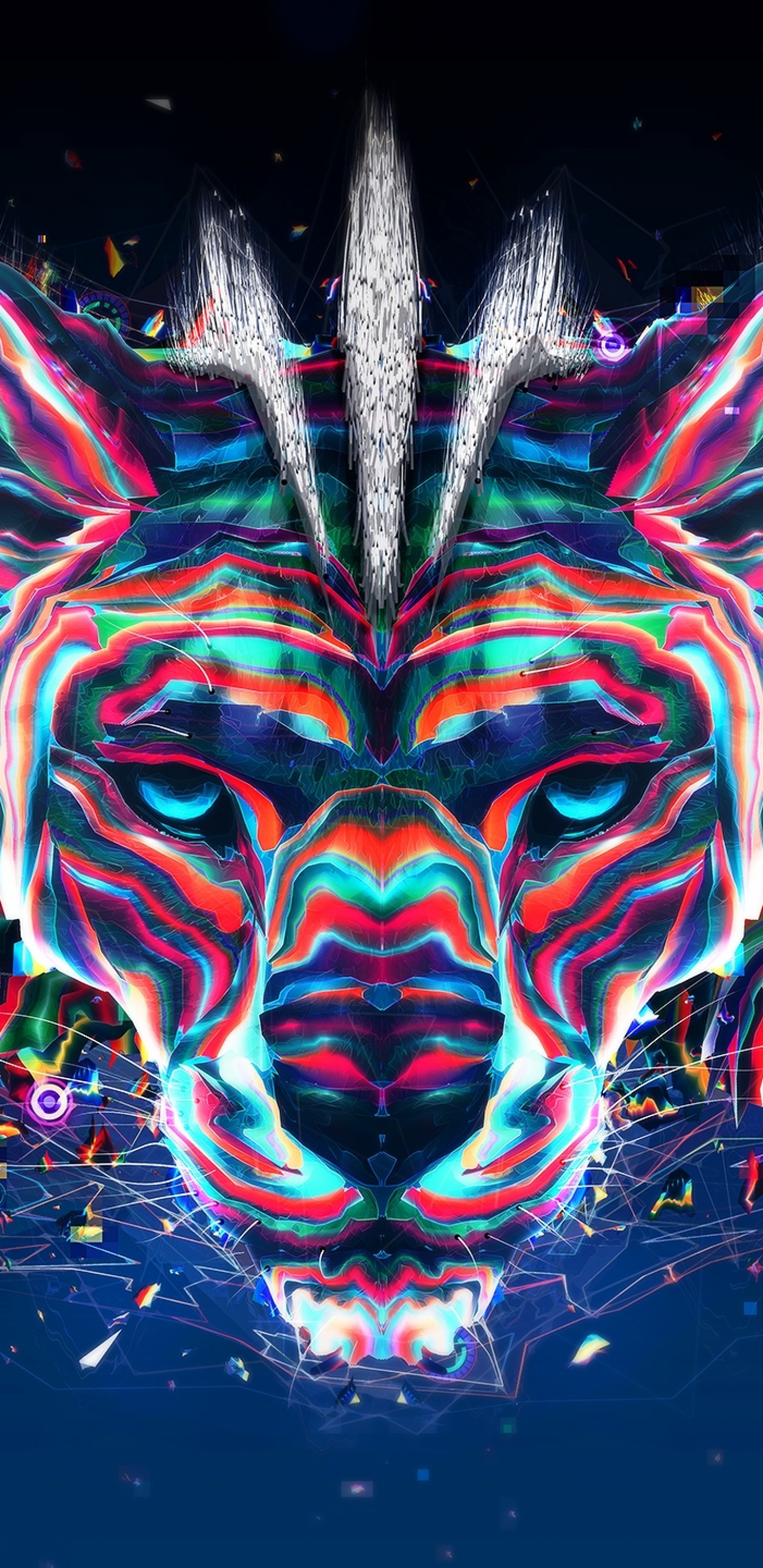 Animals, Digital Art, Lion, Panther, Tiger - HD Wallpaper 