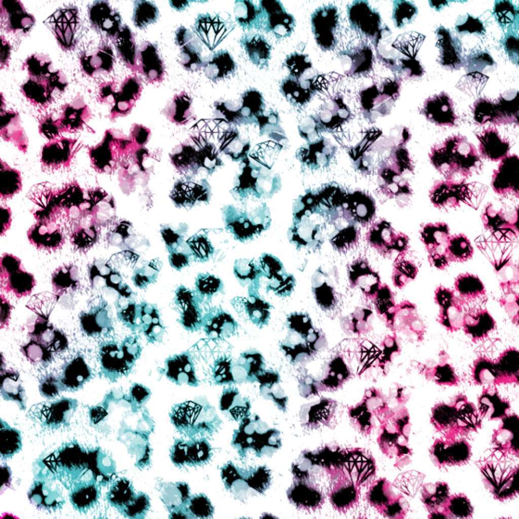 Colorful Cheetah Print Background - HD Wallpaper 