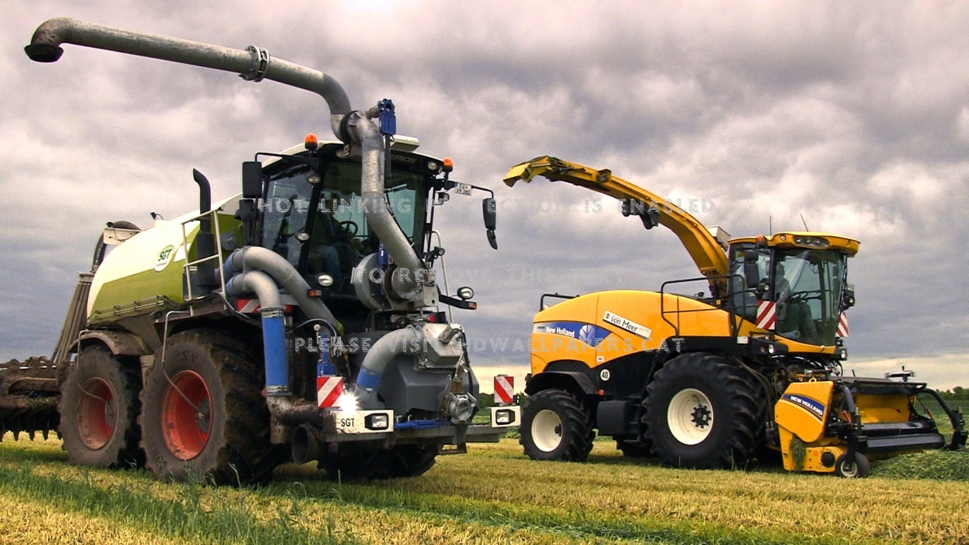 New Holland Fr9090 Claas Xerion Sg Farming - Tractor - HD Wallpaper 