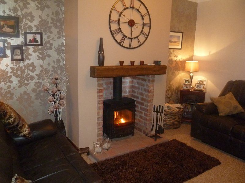 Log Burner Fireplace Ideas - HD Wallpaper 