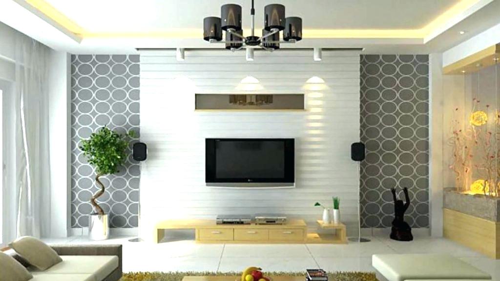 Living Room Tv Tiles Wall Designs - HD Wallpaper 