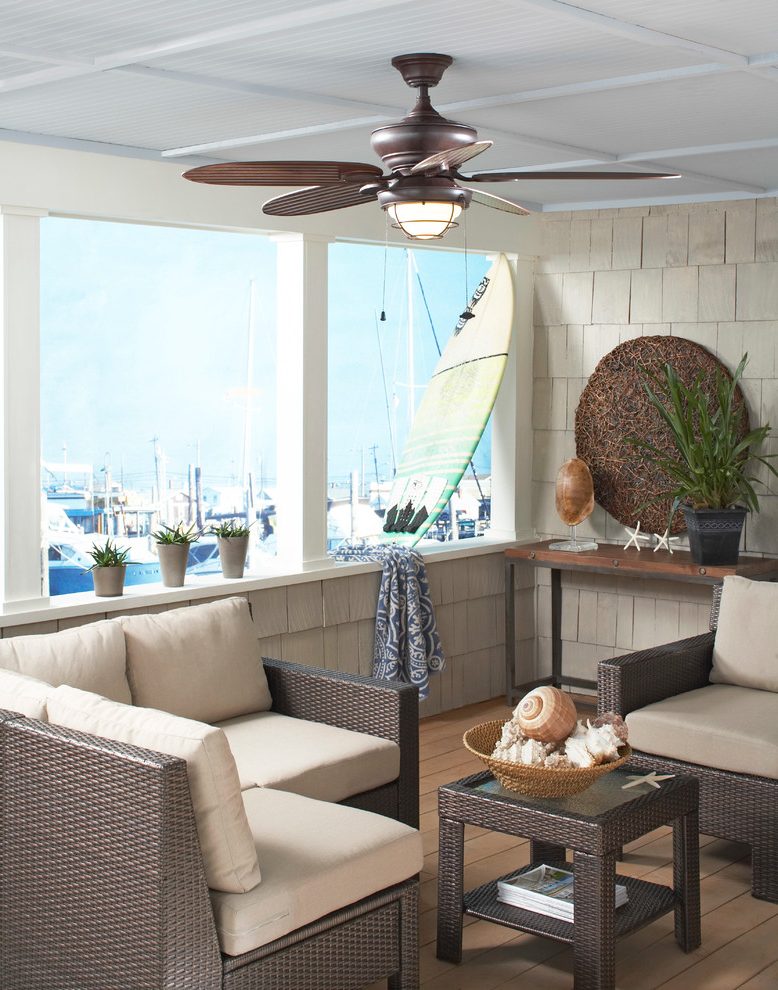 San Diego Lucite Ceiling Fan Living Room Transitional - Interior Design - HD Wallpaper 