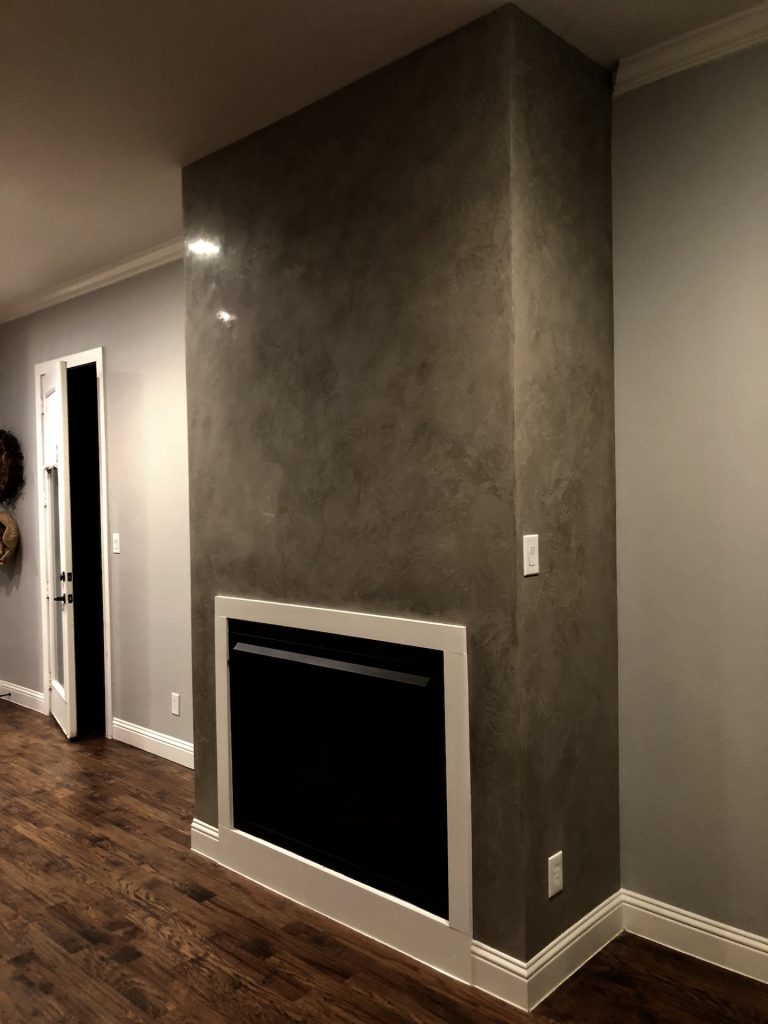 Venetian Plaster Fireplace Surround
grapevine Texas - Modern Venetian Plaster Fireplace - HD Wallpaper 