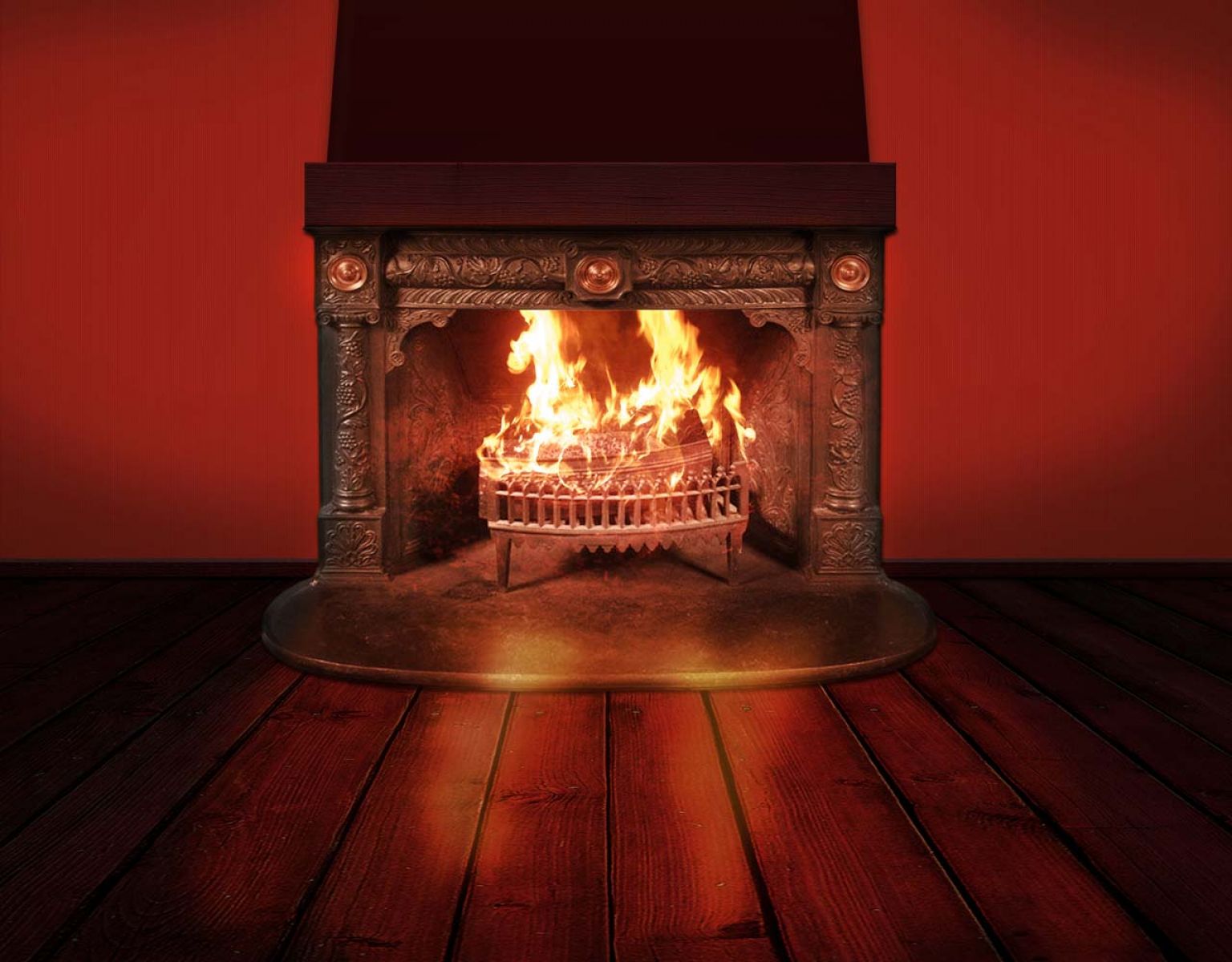 Fireplace Wallpaper - Background Of A Fireplace - HD Wallpaper 