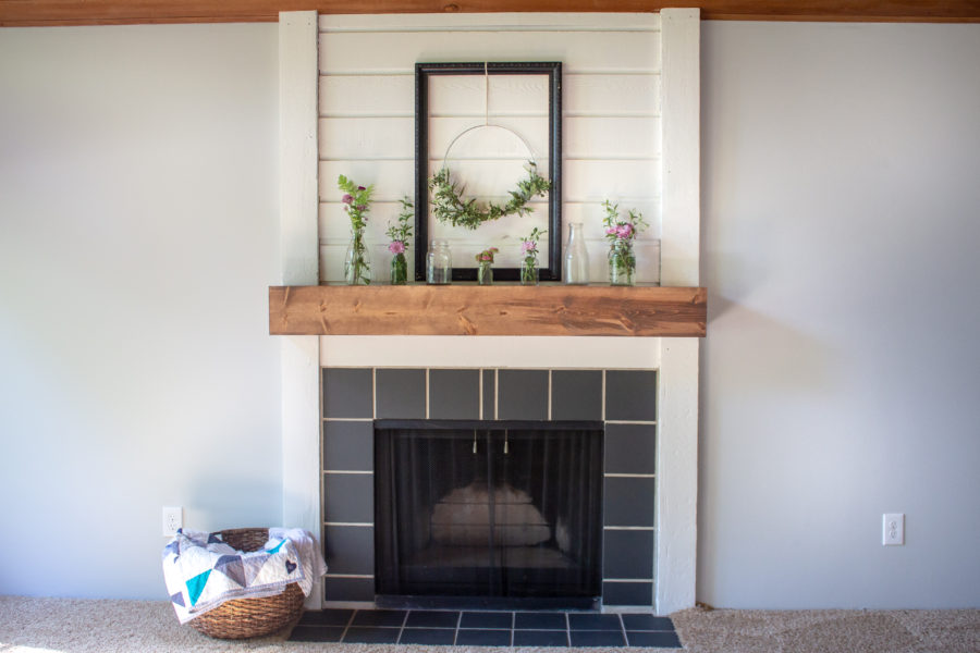 Transform Your Fireplace On A Tight Budget With This - Tile Fireplace Makeover - HD Wallpaper 