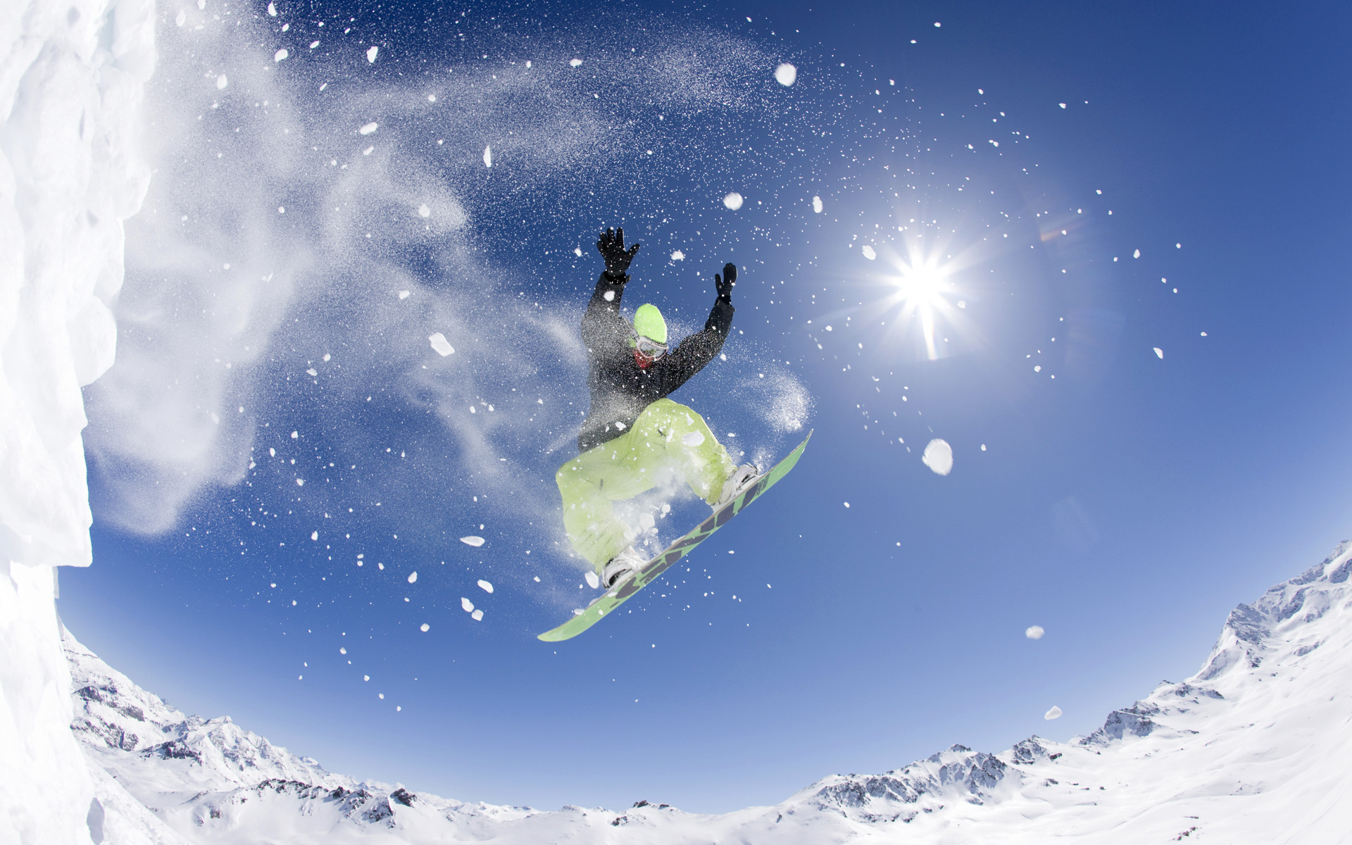 Snowboarding - Snowboard Pic High Quality - HD Wallpaper 