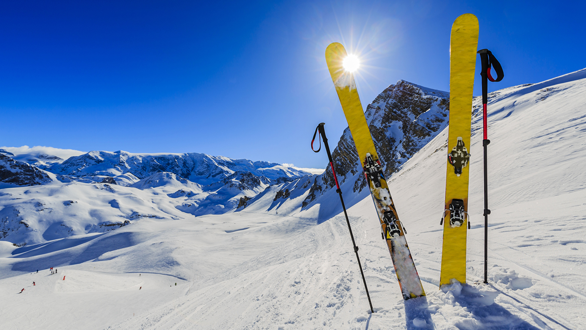 Winter Skiing - HD Wallpaper 