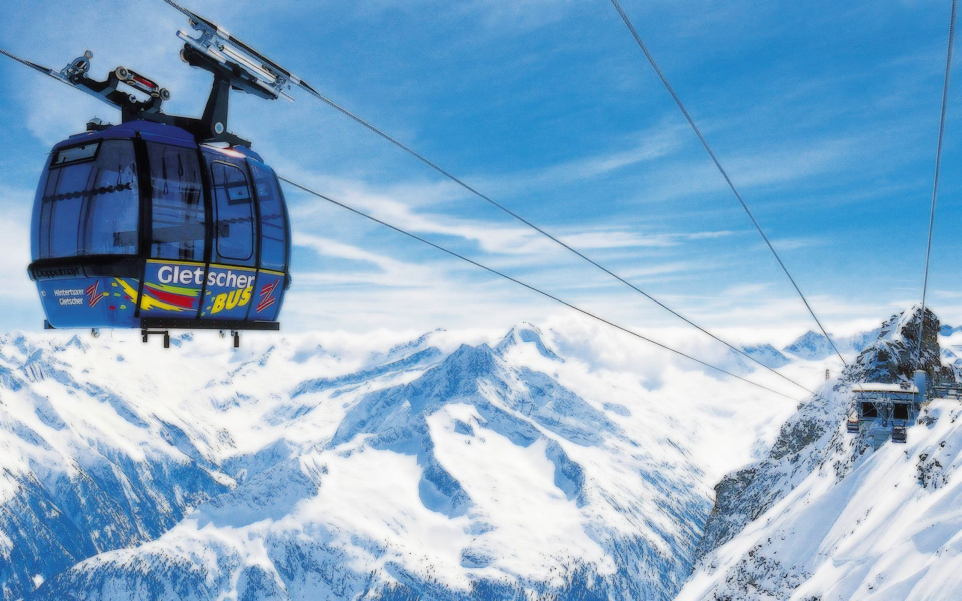 Ski Snowboard Wallpapers - Hintertux Glacier - HD Wallpaper 