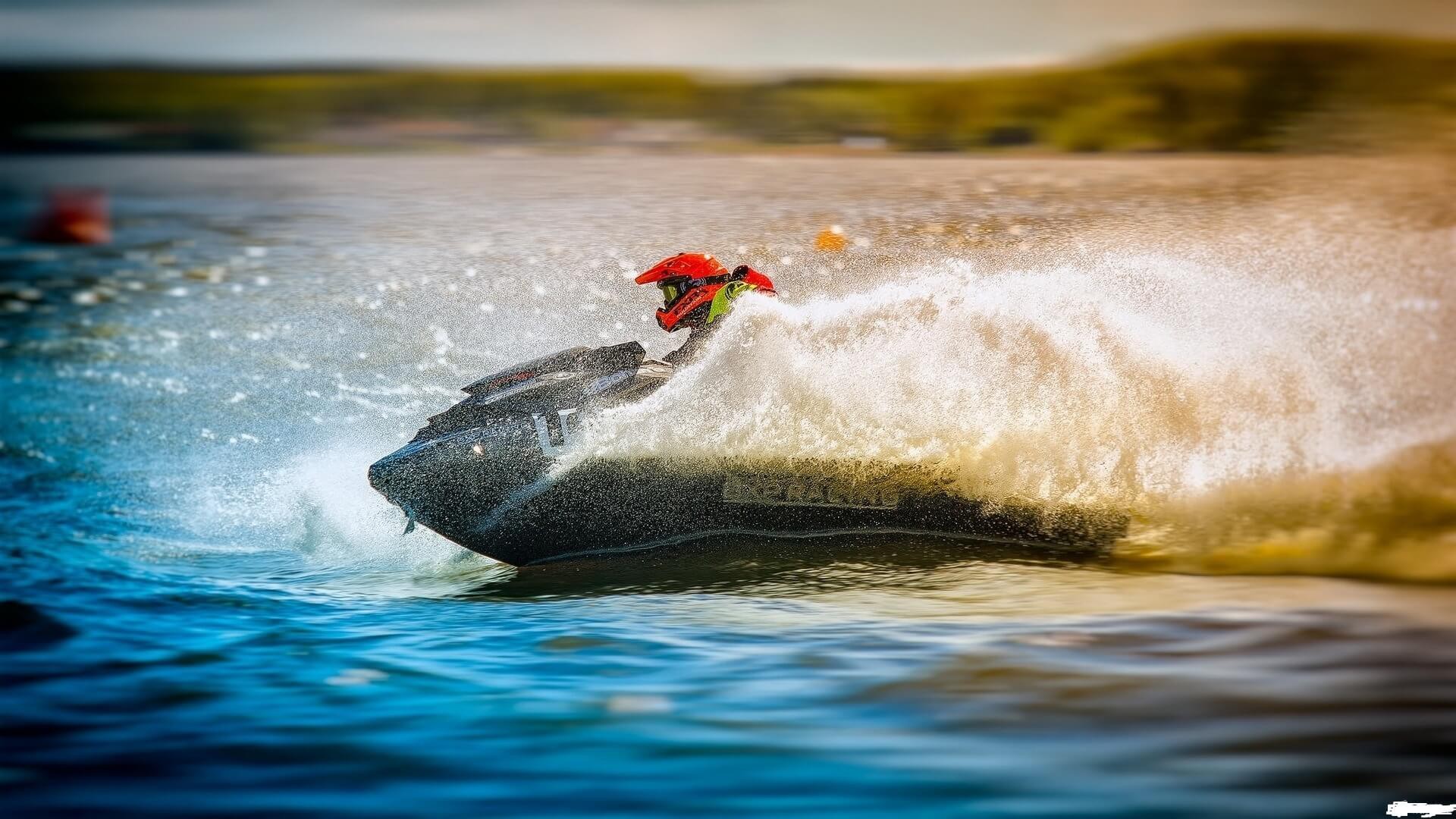 Jet Ski Racing Hd Wallpaper - Jet Ski Wallpaper Full Hd - HD Wallpaper 