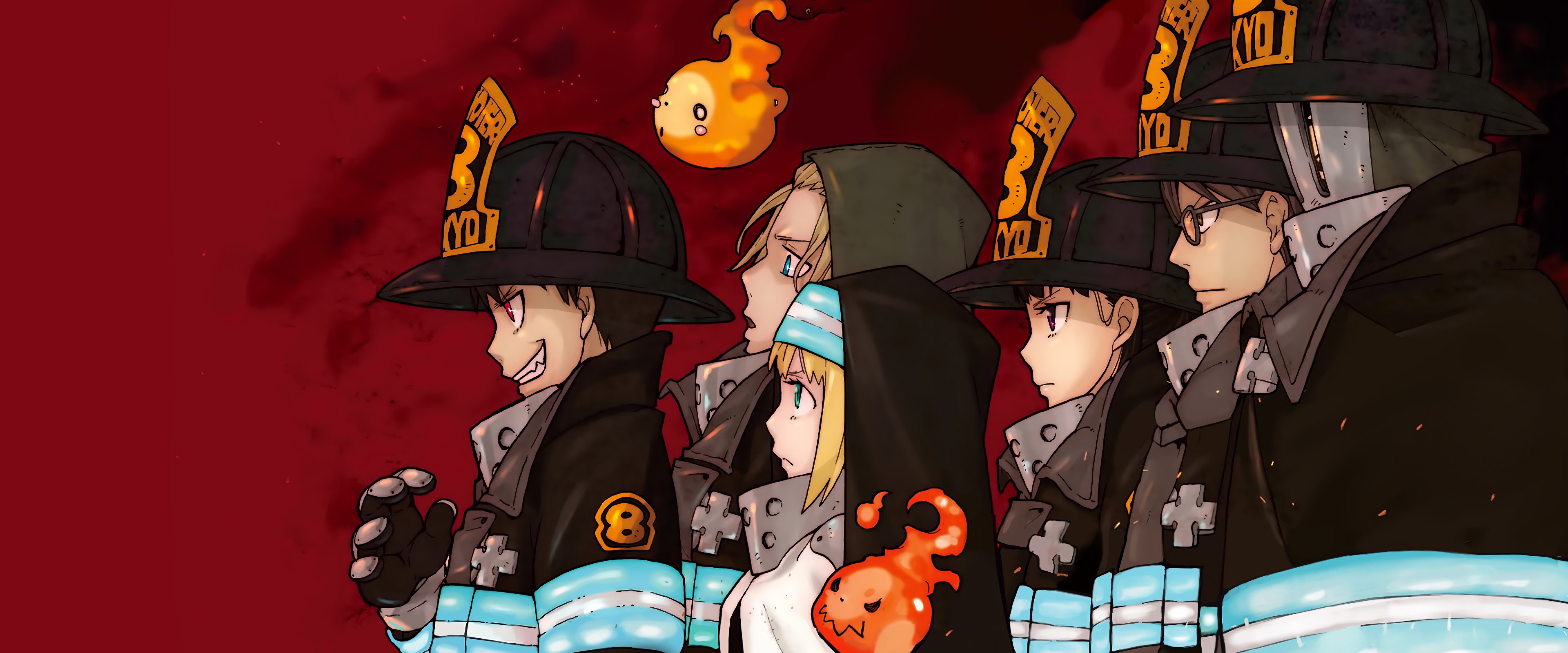 Fire Force, Special Fire Force Company 8, Characters, - Inferno Mrs Green Apple Album - HD Wallpaper 